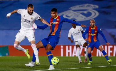 Zhbllokohet El Clasico, Benzema shënon gol të bukur me thembër ndaj Barcelonës