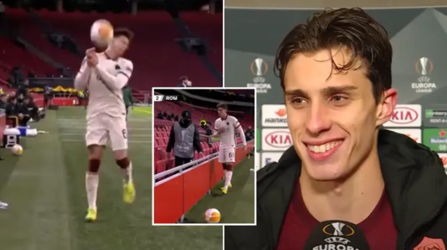 Reagimi epik i Calafiorit të Romës pas goditjes me top nga ‘mbledhësi i topave’ të Ajaxit