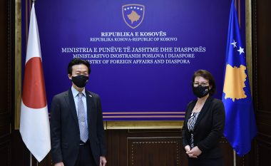 Gërvalla dhe ambasadori japonez Ogasawara flasin për menaxhimin e pandemisë dhe dialogun Kosovë-Serbi