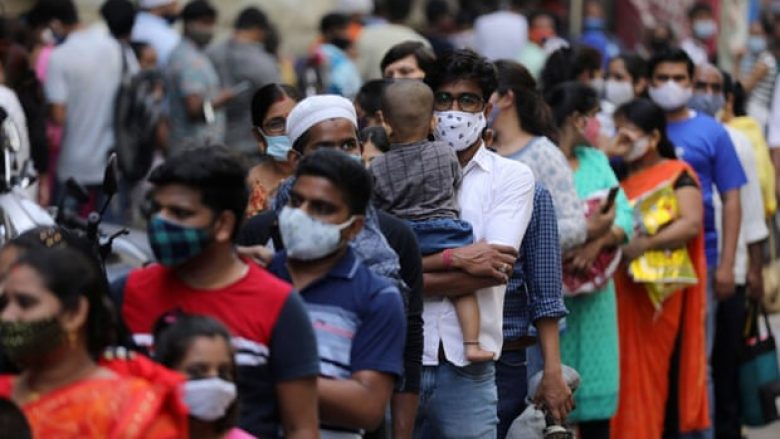 India regjistroi 100 mijë raste brenda një dite – shifra më e lartë në vend që nga shpërthimi i pandemisë