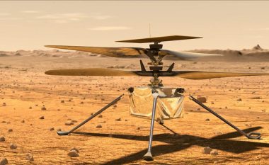 Helikopteri që fluturoi për herë të parë në Mars, kapi tani imazhin e parë me ngjyra