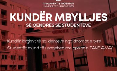 Parlamenti Studentor kundërshton mbylljen e konvikteve dhe mensës së studentëve