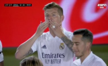 Real Madridi nuk ndalet në El Clasico, Kroos shënon nga gjuajtja e lirë përball Barcelonës