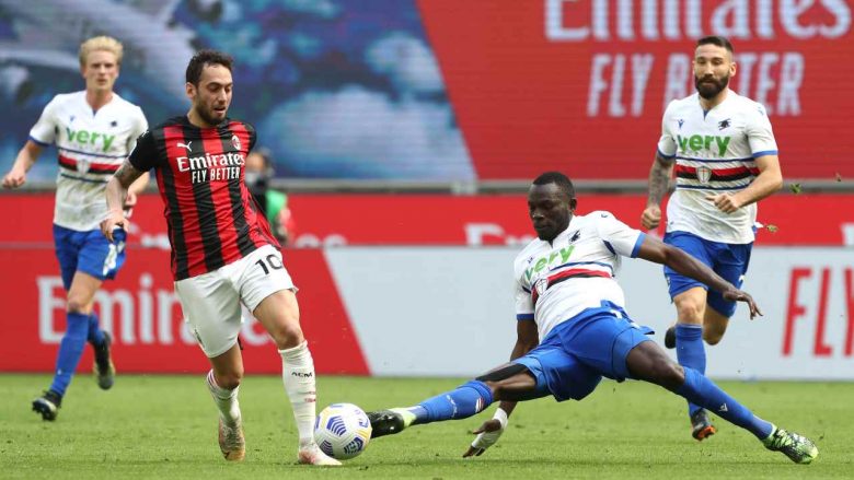 Milani ndalet në San Siro nga Sampdoria