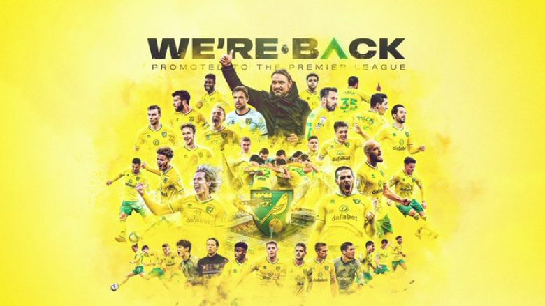 Zyrtare: Norwich City siguron inkuadrimin në Ligën Premier katër ndeshje para mbylljes së sezonit në Championship