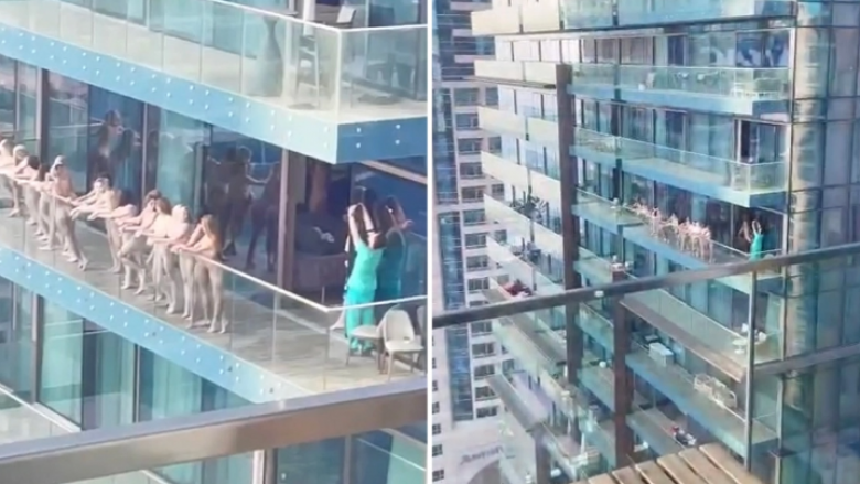 Pamjet u shpërndanë gjithandej: Arrestohen disa gra, pasi u zhveshën për të pozuar në ballkonin e një ndërtese në Dubai