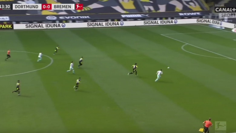 Rashica fantastik, shënon gol të bukur ndaj Dortmundit