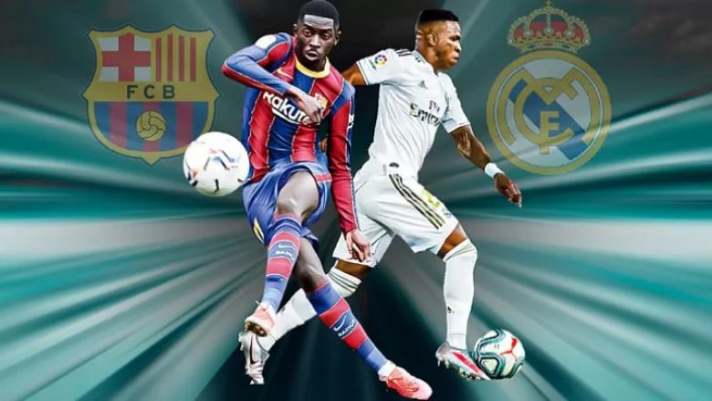 Shpejtësia e El Clasicos: Vinicius mposht Dembelen, Real Madridi më mirë se Barcelona