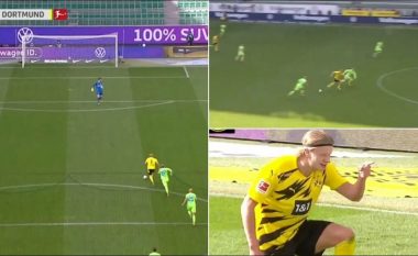 Haaland mban mbi supe Borussia Dortmundin – shënon dy herë, njëri prej tyre super gol