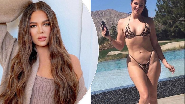 Ekipi i Kardashian po punon tejet shumë për të hequr një fotografi të padëshiruar të Khloe ku shfaqet me bikini