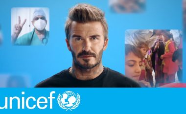 David Beckham bën thirrje përmes një videoje për UNICEF-in që njerëzit t’i marrin vaksina anti-COVID
