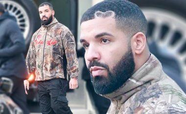 Drake merr vëmendje me modelin e çuditshëm të flokëve, modelon një zemër në frizurën e tij