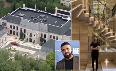 Një grua me thikë tentoi të hynte në pronën 100 milionë dollarëshe të reperit Drake, dhe sulmoi rojen me një tub metalik