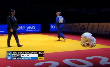 Laura Fazliu nuk arrin ta fitojë medaljen e bronztë, e mbyll në vendin e pestë