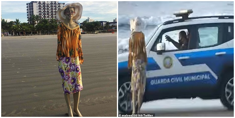 Tentoi të tallet me policinë braziliane duke vendosur një kukull në plazh, ata e kuptuan se çfarë ishte kur iu afruan – por dënuan autorin e kësaj “vepre”