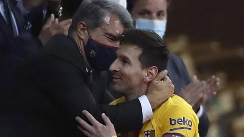 Laporta: I lumtur që u rikthyem te trofetë, jam i bindur që Messi dëshiron të qëndrojë te Barcelona