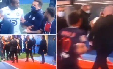 Dalin pamjet tronditëse të përleshjes së Neymarit dhe Djalon pas ndeshjes PSG-Lille