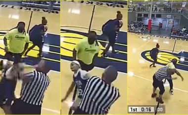Loja e basketbollit për vajzat e shkollës së mesme në SHBA përfundon me një përleshje – më së keqi e pëson arbitri