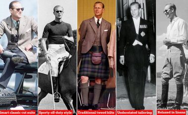 “Mbreti i stilit”, Princi Philip kishte një shije të jashtëzakonshme për modën
