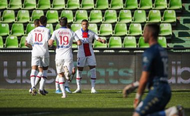 PSG fiton në udhëtim te Metz dhe kalon në pozitën e parë në Ligue 1