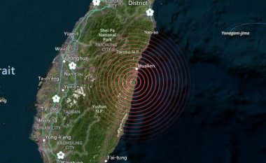 Dy tërmete të fuqishme brenda tre minutave goditën Tajvanin