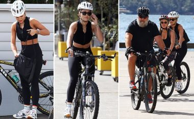 Modestia mbi të gjitha, Rita Ora shijon shëtitjen me biçikletë rrugëve të Sydneit shoqëruar nga aktori i njohur Russell Crowe