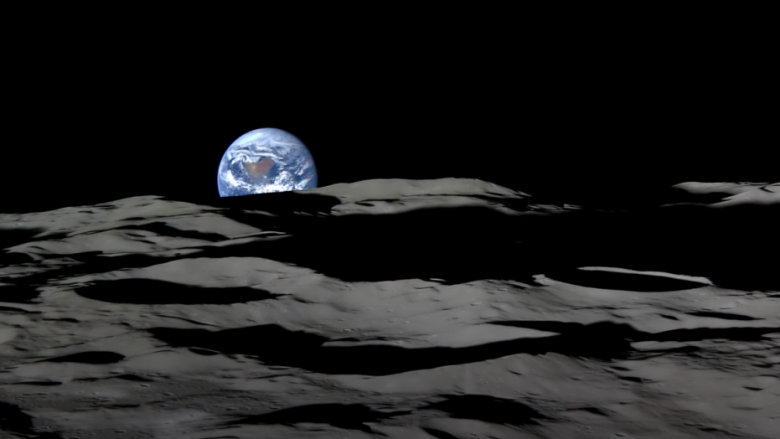 Video mbresëlënëse tregon ‘ngritjen’ e Tokës nga Hëna