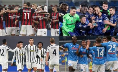 Luftë e madhe në Serie A për një vend në Ligën e Kampionëve: Kush është në avantazh sipas orarit?