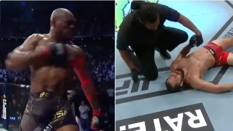 Usman mbron titullin në UFC, mposht me nokaut të çmendur Masvidalin