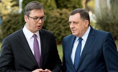 Aleksandar Vuçiq sërish e takon Milorad Dodikun - çfarë po përgatitin presidenti serb dhe i sanksionuari nga SHBA-ja