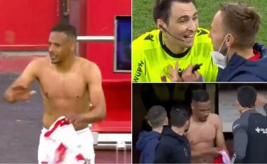 Skena të rralla në futboll: Gjyqtari i takimit Sevilla-Granada i riktheu dy herë lojtarët në fushë në vërshëllimën e fundit të sfidës
