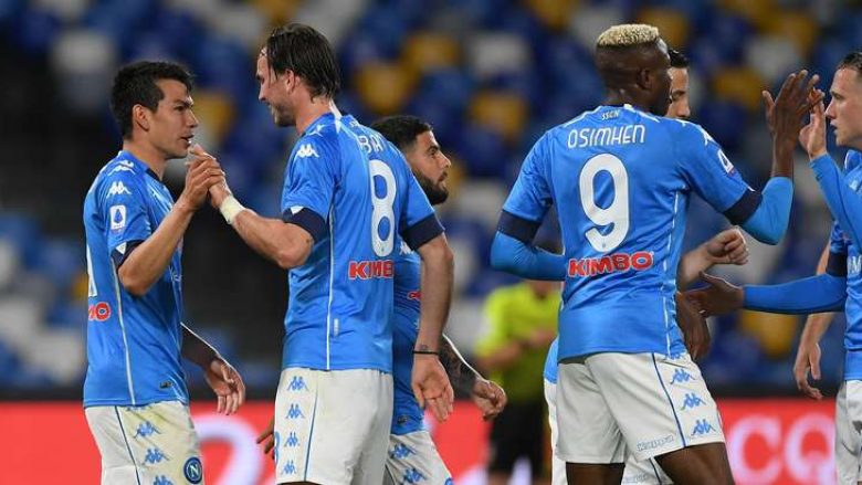 Napoli pamëshirë ndaj Udineses, bën hap të madh drejt Ligës së Kampionëve