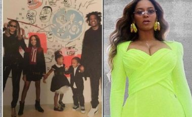 Portreti familjar i Beyonce bëhet viral në rrjet – vëmendje të madhe merr vajza e saj Blue