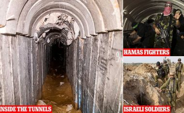 Brenda rrjetit të tuneleve që Hamasi i përdor për të transportuar armë dhe të kryej sulme