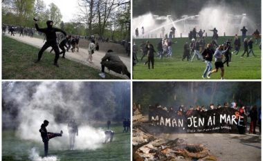 Situatë kaotike në Bruksel, gaz lotsjellës e topa uji – policia shpërndan turmën që ishin mbledhur për të kundërshtuar masat anti-COVID