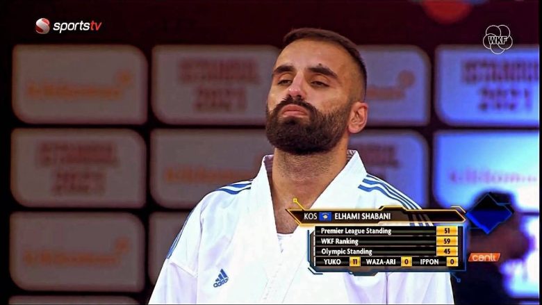 Elhami Shabani, i shtati në Kampionatin Evropian të karatesë