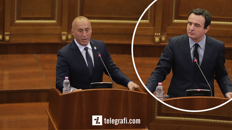 Haradinaj në Kuvend pyet Kurtin: “Mos je agjent i Serbisë?”