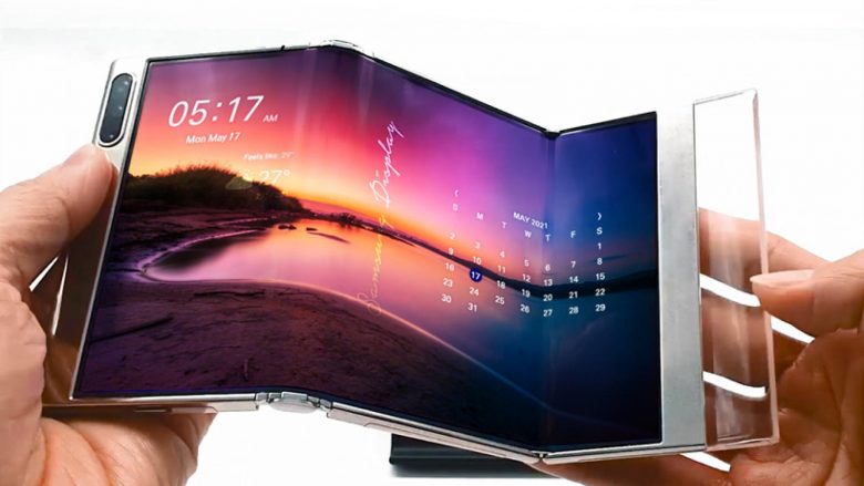 Samsung tregon ekran të dyfishtë OLED të palosshëm