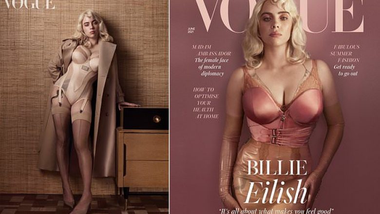 Billie Eilish pranon se dëshiron të tregojë trupin e saj ndërsa realizoi fotosesionin për revistën britanike “Vogue”