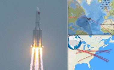 Raketa kineze e cila është jashtë kontrollit mund të bjerë në Tokë të shtunën mbi zonat e populluara të New York, Madrid dhe Pekin