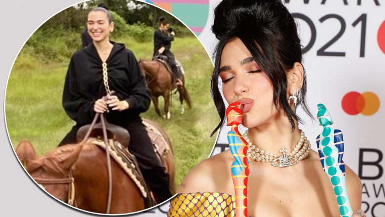 Dua Lipa shijon kalërimin me familjen e Anwar Hadid, pas suksesit në Brit Awards