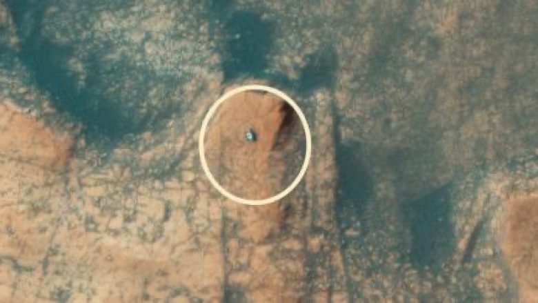 Curiosity në planetin Mars shihet nga sateliti