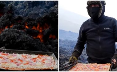 Kuzhinieri nga Guatemala shfrytëzon lavën e një vullkani për të pjekur picat