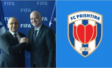 Presidenti i FIFA-s, Infantino uron Prishtinën për titullin kampion