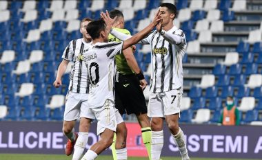 Nga 100 gola për CR7 dhe Dybala – Juve rrëmben tri pikë të rëndësishme ndaj Sassuolos