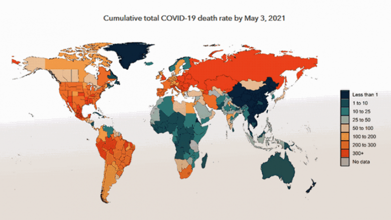 IHME: Numri i vdekjeve në botë nga COVID-19 është dy herë më i lartë se vlerësimet zyrtare