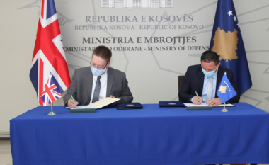 Ministria e Mbrojtjes dhe Mbretëria e Bashkuar nënshkruajnë Memorandum Mirëkuptimi 