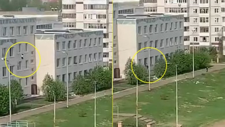 Të shtëna armësh, disa të vdekur – pamje që tregojnë nxënësit që hidhen nga dritaret e shkollës në Rusi