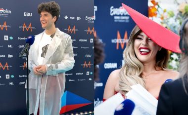 Artistët shqiptarë: Anxhela Peristeri dhe Gjon’s Tears shkëlqejnë në ceremoninë e hapjes së “Eurovision 2021”