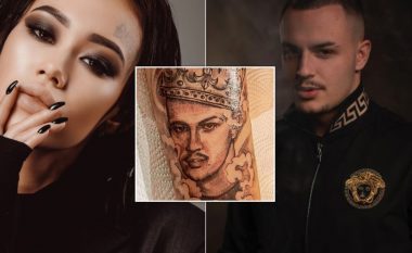 Modelja ruse, Ariana Lirey bën tatuazh fytyrën e Don Xhonit